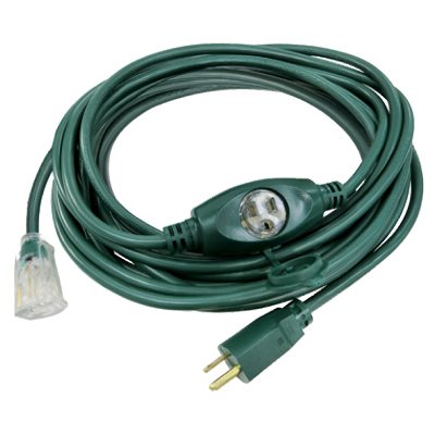 25-Ft. 14/3 SJTW Green Outdoor Extension Cord - True Value Hardware