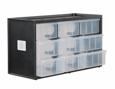 Bin System, Stackable, 9-Drawer - True Value Hardware