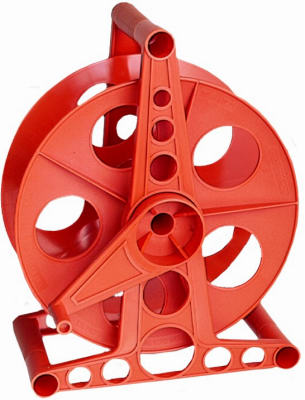 Cord Storage Reel With Stand, Orange, Holds 150-Ft. - True Value Hardware