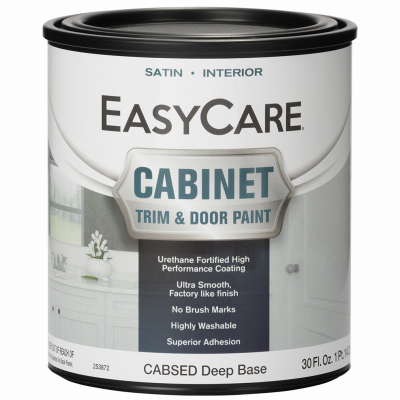 Cabinet Door & Trim Paint, Satin Deep Base, Acrylic Polyurethane, Qt ...