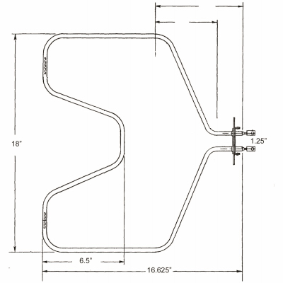 Bake Element for Oven 2585 Watts True Value Hardware