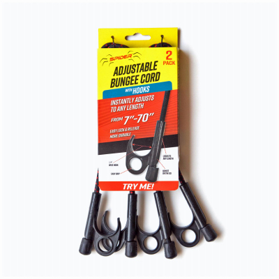 Heavy-Duty Bungee Cords, 2 Hooks, Stretches Up to 70-In., 2-Pk. - True  Value Hardware