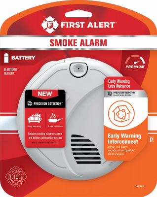 Fire Alarm, Voice & Location Alerts, Battery Operated - True Value Hardware