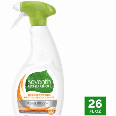 Disinfecting Multi-Surface Cleaner, Lemongrass Citrus, 26 oz. Spray ...