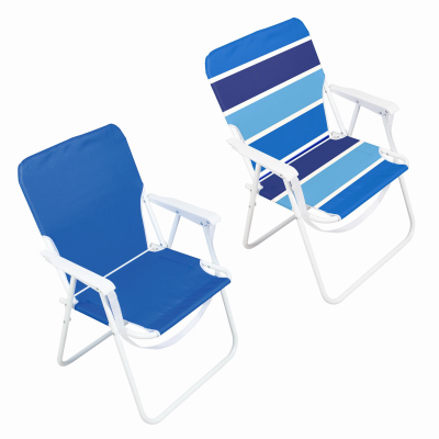 Wave Sun N Sport Folding Beach Chair Steel Polyester Fabric